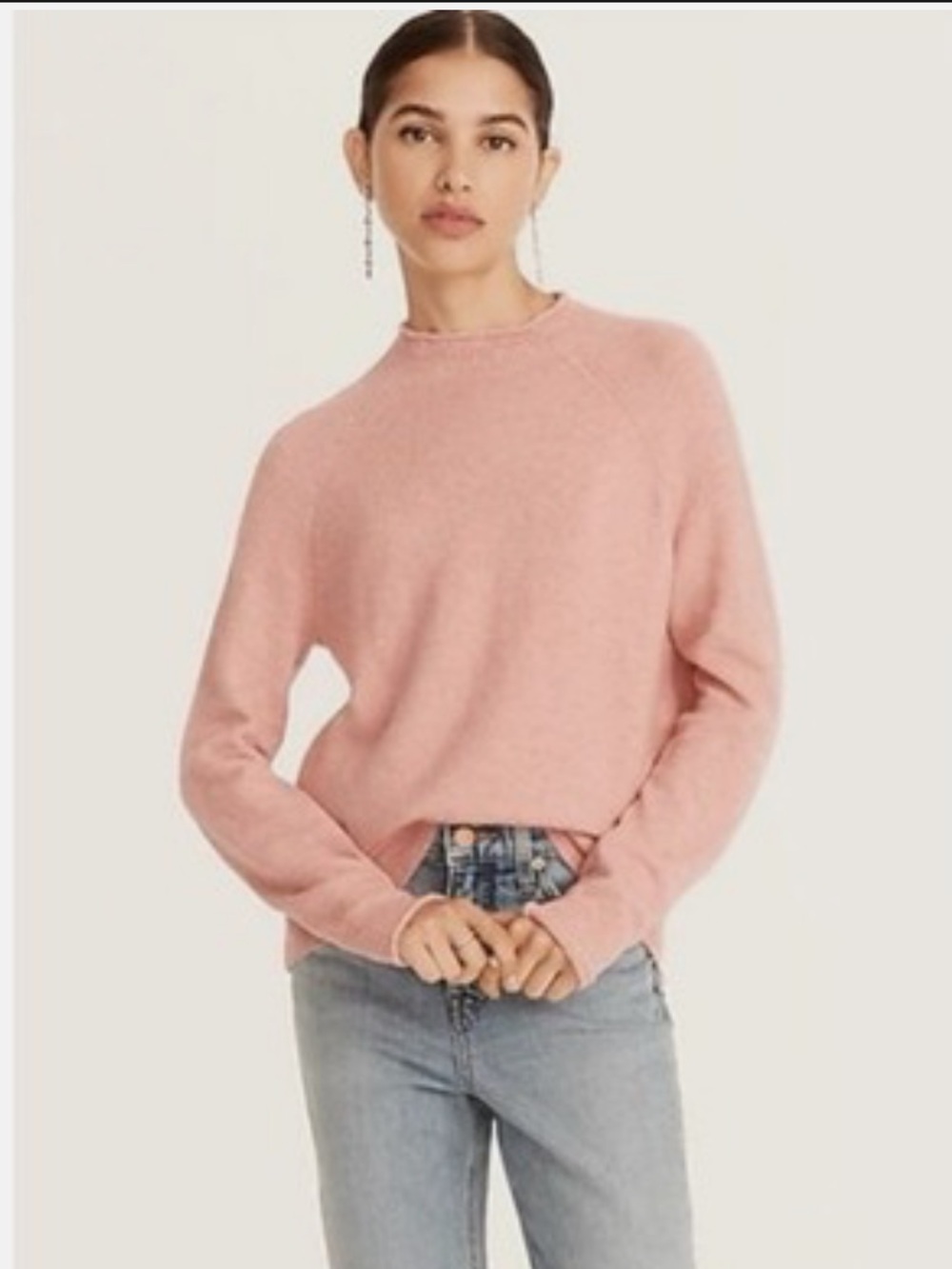 J. Crew Pink Rollneck Sweater XXL CB945
